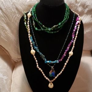 FOUR BEAUTIFUL NECKLACES FOR THE PRICE OF ONE